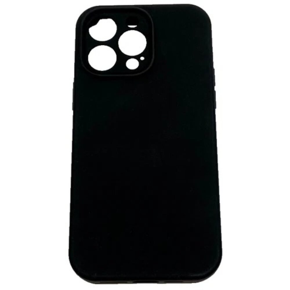 iPhone 14 Pro Max Phone Case Black Silicone Drop+ Anti-Scratch Shock-Proof EUC